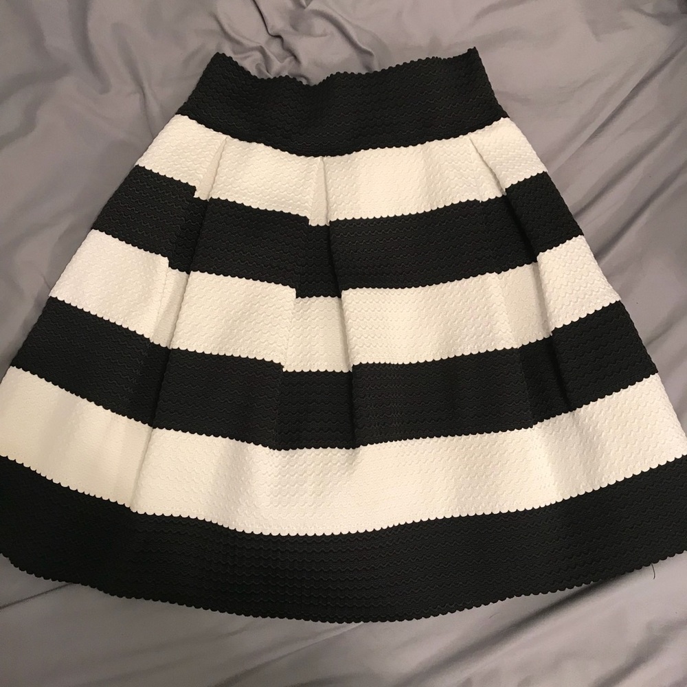 Black and white skirt